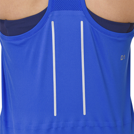 Топ женский ASICS Lite-Show Tank Illusion Blue - Фото 6 большая