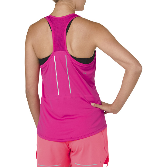Топ женский ASICS Lite-Show Tank Pink Rave - Фото 5 большая