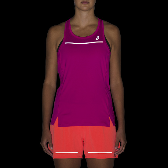 Топ женский ASICS Lite-Show Tank Pink Rave - Фото 7 большая
