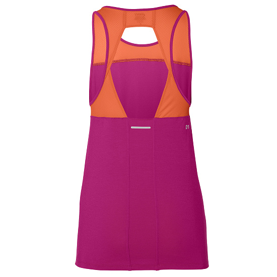 Топ женский ASICS Loose Strappy Tank Pink Rave/Nova Orange - Фото 2 большая