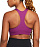 Топ женский Nike Swoosh Bra Pad Sangria/White - Фото 2 малая