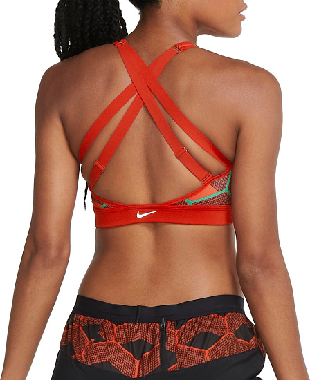 Топ женский Nike Kenya Impact Strappy Chile red/University red - Фото 2 большая