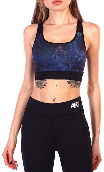 Топ женский Anta Running Jogging Star Field Deep Blue - Фото 2 большая