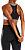 Топ женский ASICS Color Block Bra 2 Performance Black - Фото 2 малая