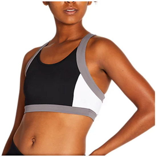 Топ женский ASICS Color Block Bra 2 Performance Black - Фото 4 большая