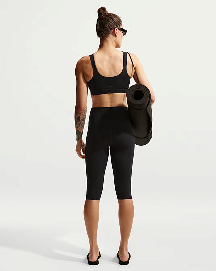 Топ женский Nike Zenvy Dri-FIT Black - Фото 6 большая
