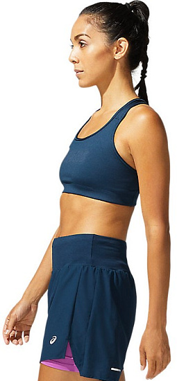 Топ женский ASICS Logo Bra French Blue - Фото 3 большая