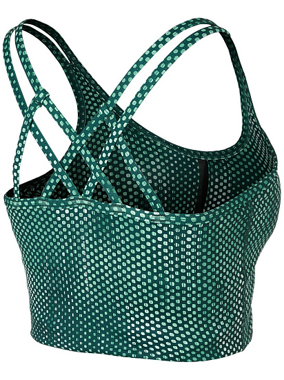 Топ женский Saucony Impulse Crop Top June Bug Print - Фото 2 большая