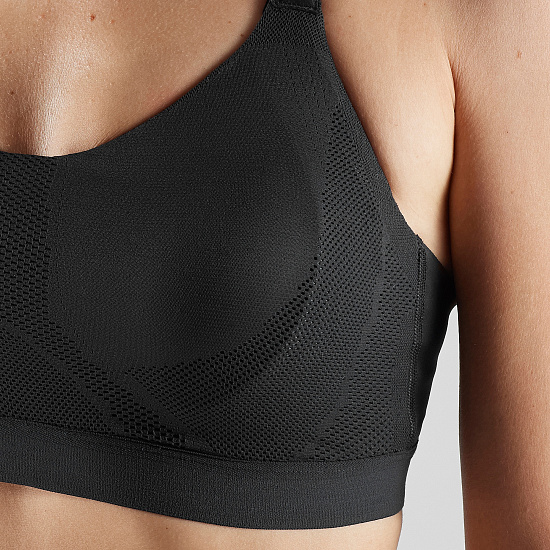 Топ женский Salomon High Impact Bra Black - Фото 4 большая