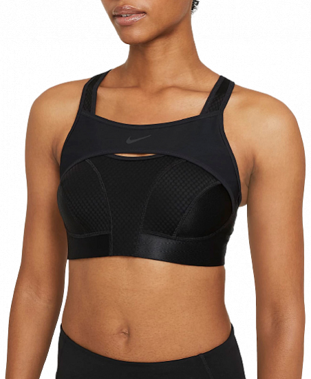 Топ женский Nike Alpha UltraBreathe Black/Black/Dark Smoke Grey - Фото 1 большая
