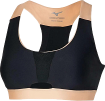 Топ женский Mizuno High Support Bra Black/Apricot Ice