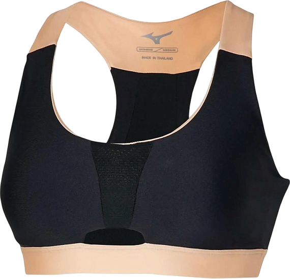 Топ женский Mizuno High Support Bra Black/Apricot Ice - Фото 1 большая