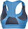 Топ женский Mizuno Alpha Padded Bra Parisian Blue - Фото 2 малая