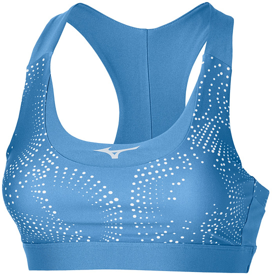 Топ женский Mizuno Alpha Padded Bra Parisian Blue - Фото 1 большая