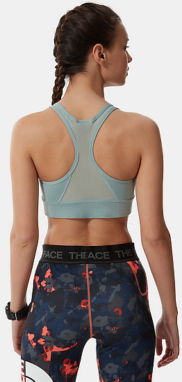 Топ женский The North Face Bounce-B-Gone Bra Silver Blue/TNF White Logo - Фото 5 большая