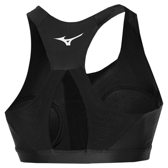 Топ женский Mizuno High Support Bra Black - Фото 2 большая