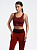 Топ женский Reebok Id Train High Support Бордовый - Фото 4 малая