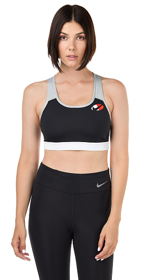 Топ женский Nike Impact CB Logo Black - Фото 2 большая