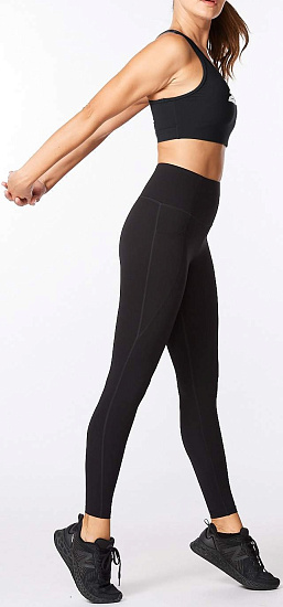 Топ женский 2XU Motion Racerback Crop Black/White - Фото 5 большая