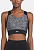 Топ женский Reebok Running Aop Black - Фото 2 малая