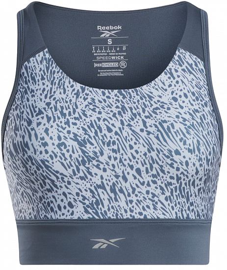Топ женский Reebok Running Aop Blue Sky - Фото 1 большая