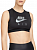 Топ женский Nike Air Dri-FIT Swoosh Black/Black - Фото 1 малая