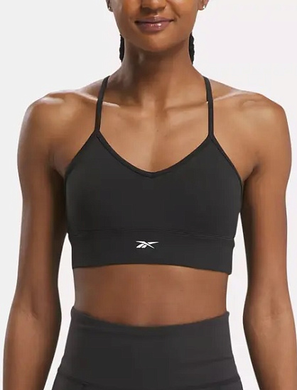 Топ женский Reebok Workout Ready Черный - Фото 3 большая