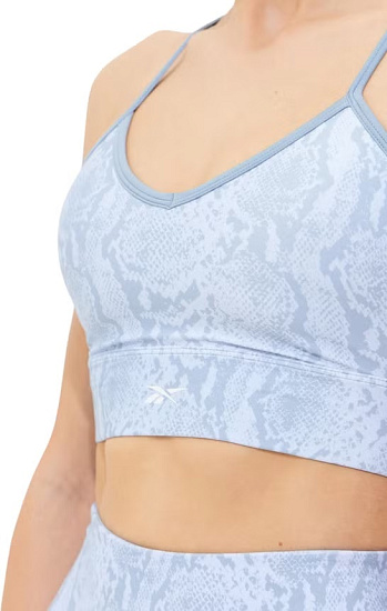 Топ женский Reebok Id Train Aop Синий - Фото 3 большая