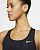 Топ женский Nike Swoosh Bra Non Pad Black/White - Фото 5 малая