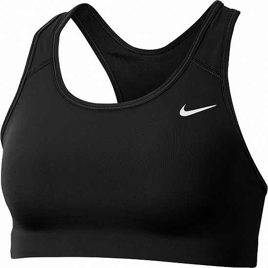 Топ женский Nike Swoosh Bra Non Pad Black/White - Фото 1 большая