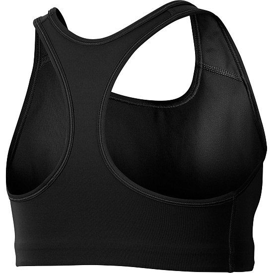 Топ женский Nike Swoosh Bra Non Pad Black/White - Фото 2 большая