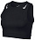 Топ женский Nike Aeroswift Crop Top Black/White - Фото 1 малая