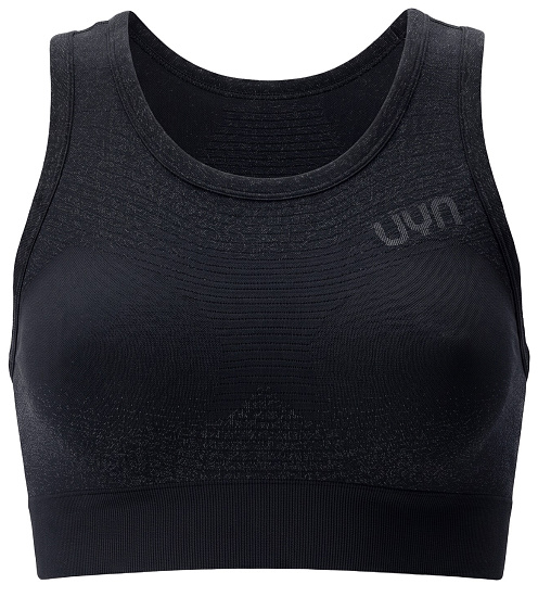 Топ женский UYN Running Exceleration Ow Black/Iron - Фото 1 большая