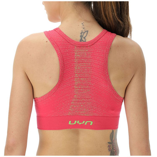 Топ женский UYN Running Exceleration Ow Rose/Sunny - Фото 2 большая