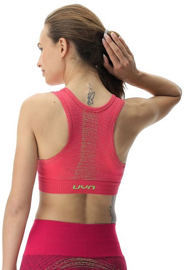 Топ женский UYN Running Exceleration Ow Rose/Sunny - Фото 5 большая