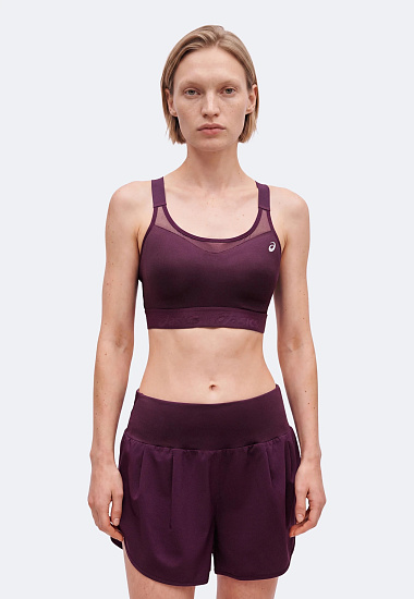 Топ женский ASICS Road Combination Dark Aubergine - Фото 2 большая