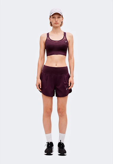 Топ женский ASICS Road Combination Dark Aubergine - Фото 4 большая