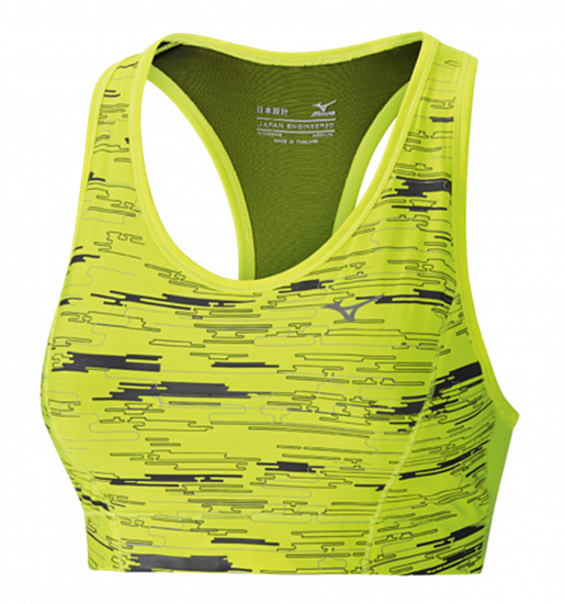 Топ женский Mizuno High Support Желтый - Фото 1 большая