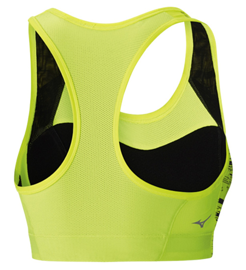 Топ женский Mizuno High Support Желтый - Фото 2 большая