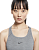 Топ женский Nike Swoosh Bra Pad Smoke Grey/Pure/Black - Фото 3 малая