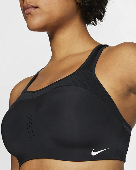 Топ женский Nike Alpha Bra Black/White - Фото 5 большая