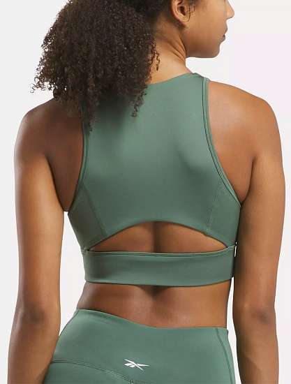 Топ женский Reebok ID Train High Support Bra Escape Green - Фото 3 большая