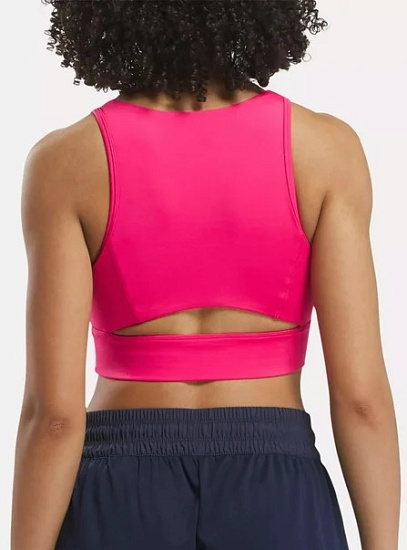 Топ женский Reebok ID Train High Support Bold Pink - Фото 3 большая