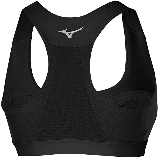Топ женский Mizuno High Support Black - Фото 2 большая