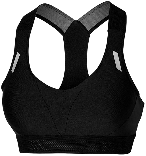 Топ женский Mizuno Tech High Support Black - Фото 1 большая