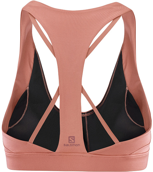 Топ женский Salomon Comet Bra Brick Dust - Фото 2 большая