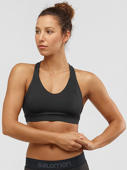 Топ женский Salomon Comet Bra Black - Фото 3 большая