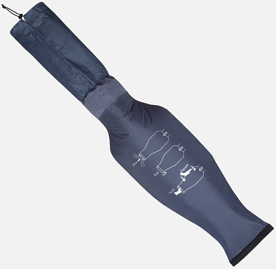 Коврик надувной Mountain Equipment Aerostat Synthetic 7.0 Long Ombre Blue - Фото 4 большая