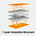 Коврик надувной Flextail R5 Inflatable Bed Orange - Фото 5 малая