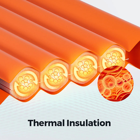 Коврик надувной Flextail R5 Inflatable Bed Orange - Фото 4 большая